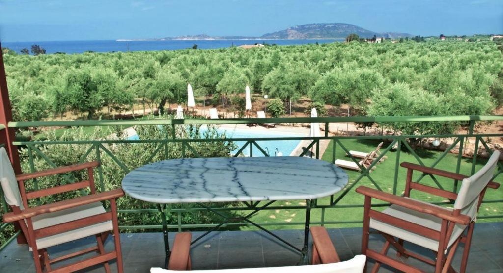 Ferienwohnung Messinian Horizons Marathopoli Exterior foto